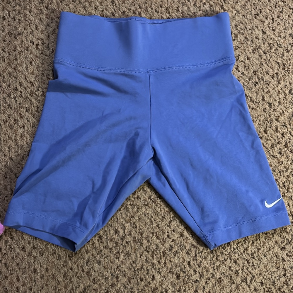 LIKE NEW!! Nike Women's Blue Bike Shorts